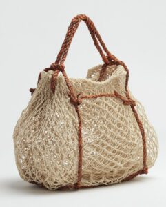 Sac filet au crochet en fibre naturelle